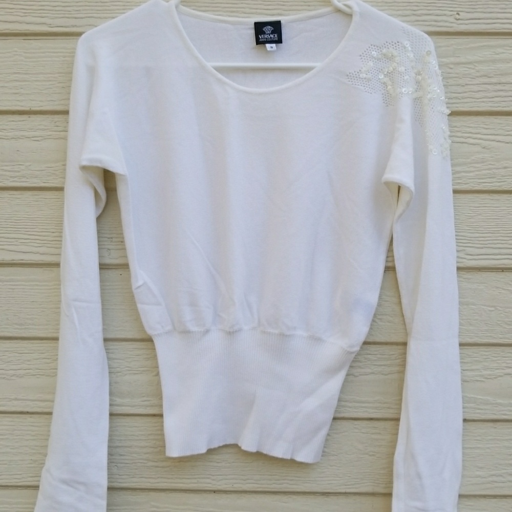 Versace Jean Couture Blouse, New, Small